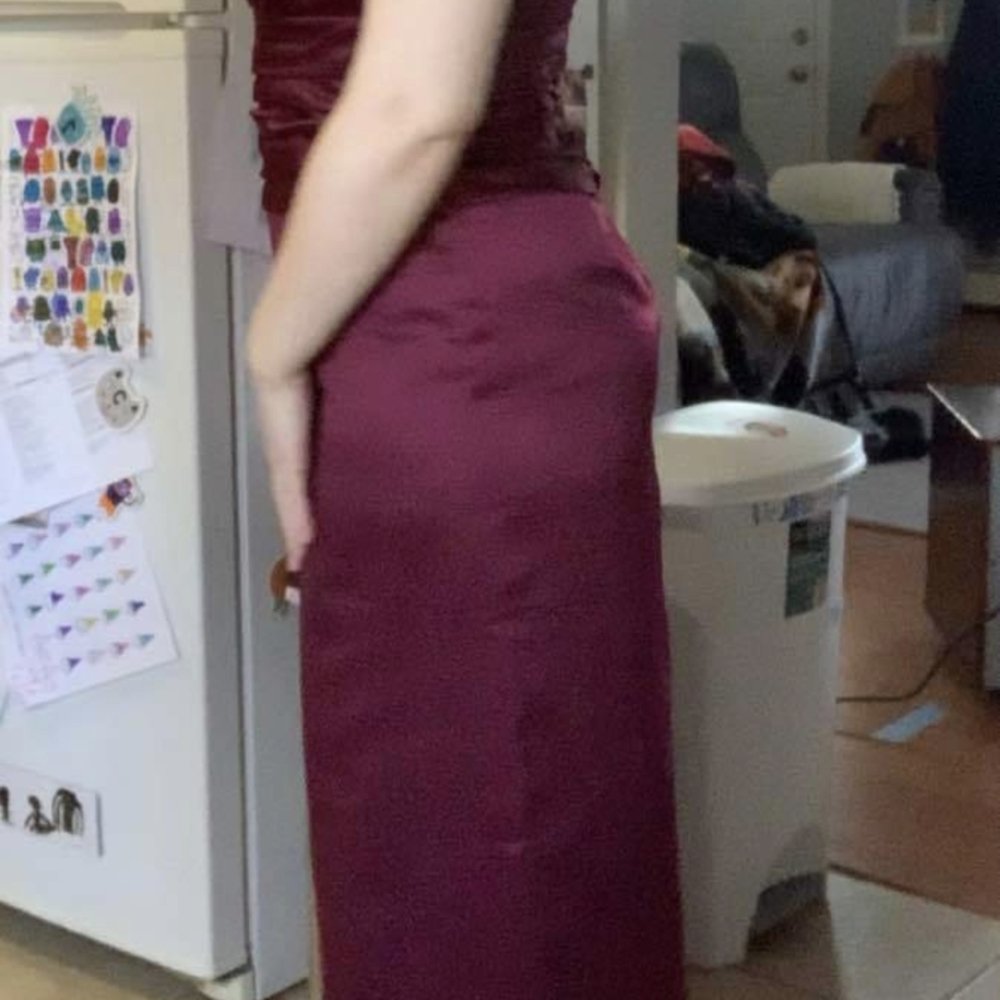 David's bridal size 10 wine